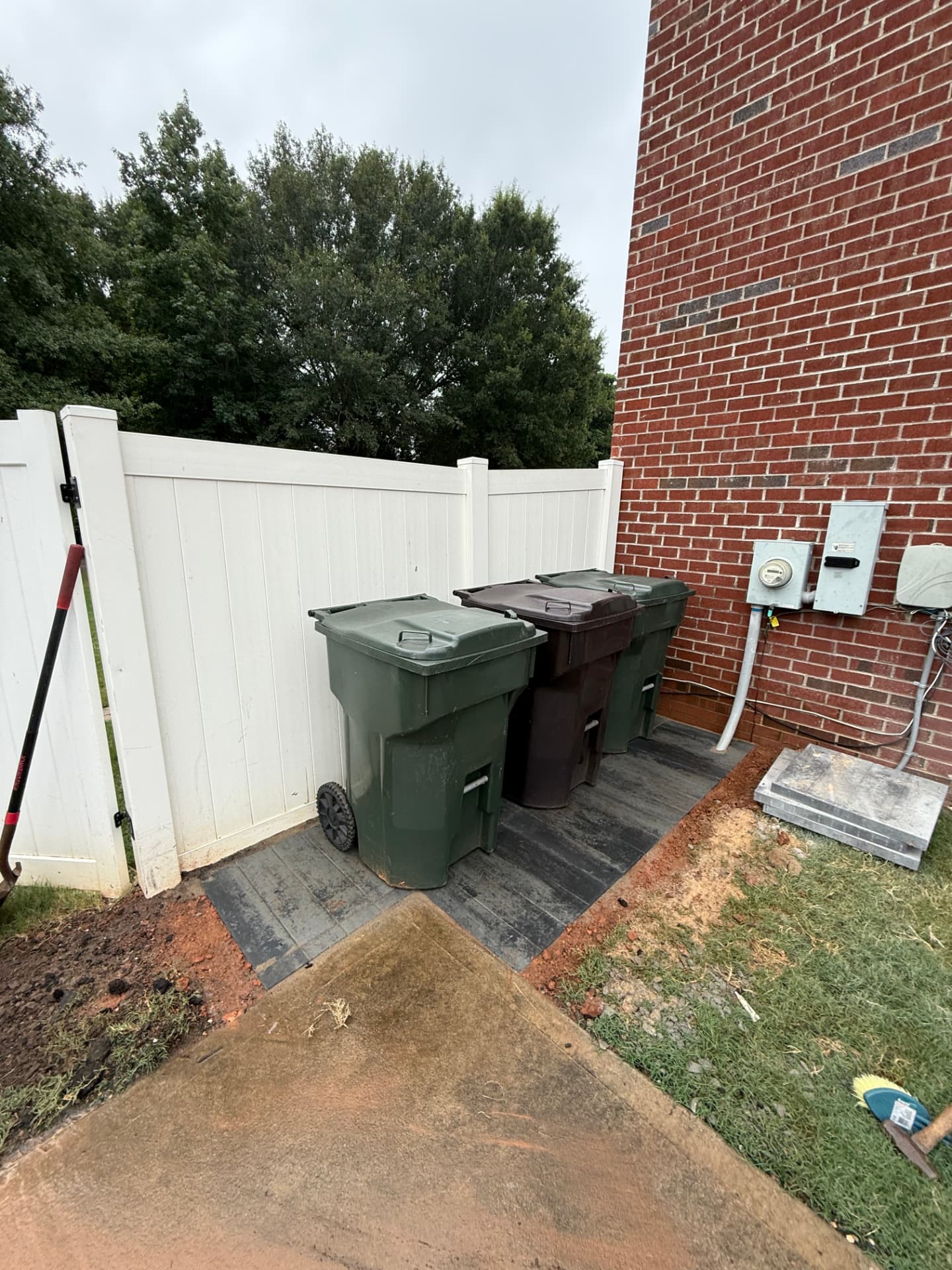 Utility Area Hardscape